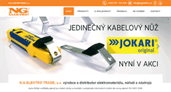 Desktop Screenshot of ngelektro.cz